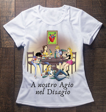T-shirt Donna Principesse Disagio 2.0 ( P789654 )