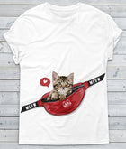 T-shirt Donna  Cat Meow ( L741 ) - Gufetto Brand 