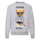 Felpa Classic  Uomo Donna  BOMBER ( K184 ) - Gufetto Brand 