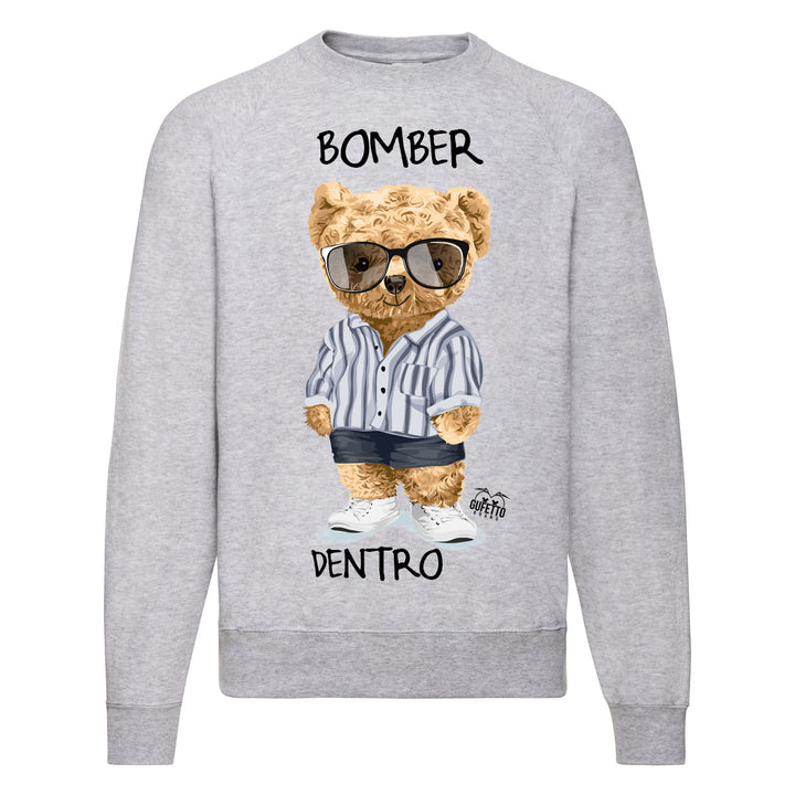 Felpa Classic  Uomo Donna  BOMBER ( K184 ) - Gufetto Brand 