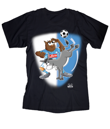 T-shirt Uomo Soccer Gufetto Azzurro