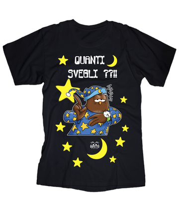 T-shirt Uomo Quanti svegli??!!