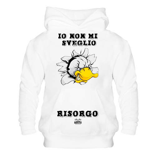 Felpa donna Io non mi sveglio - Gufetto Brand 