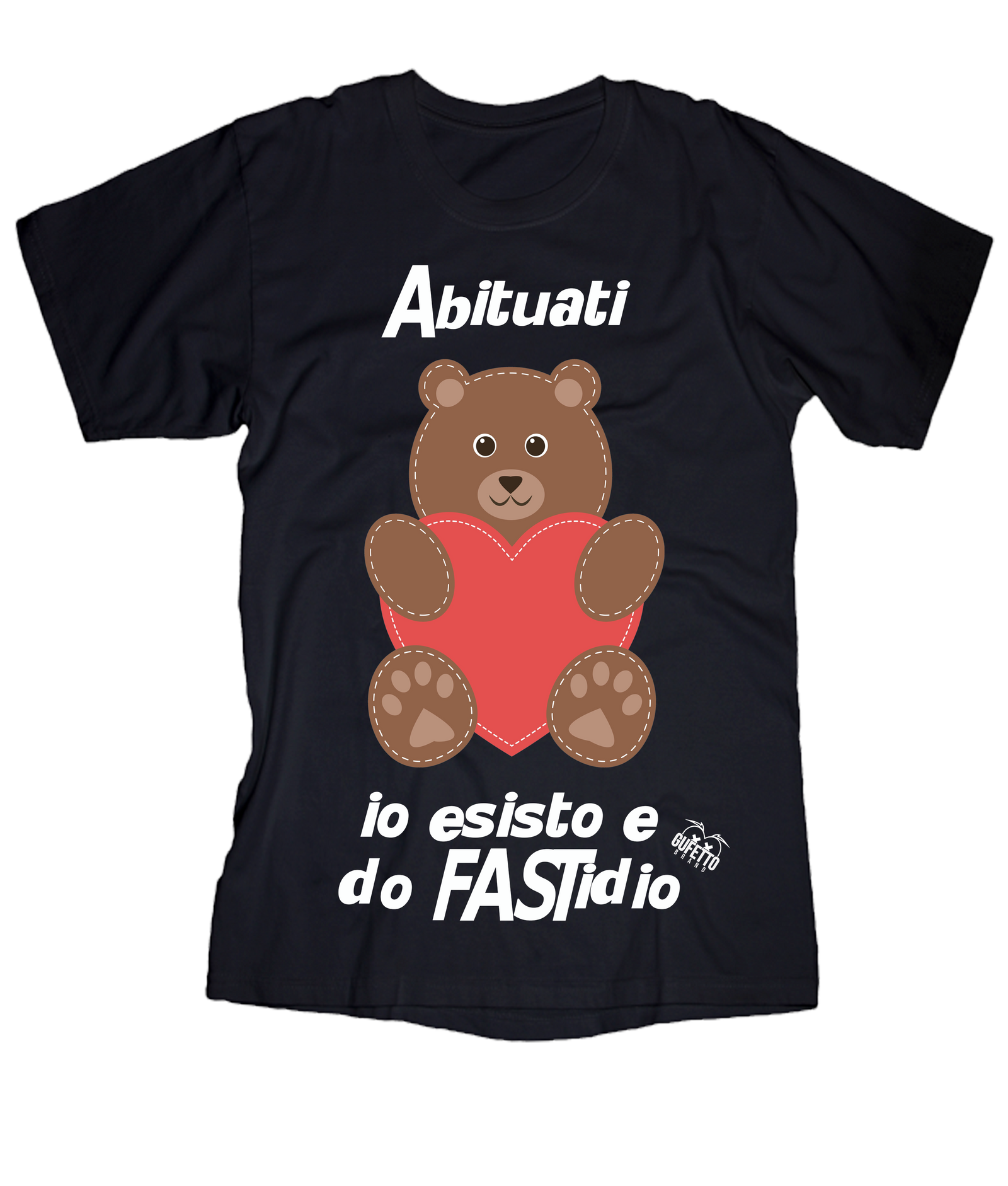T-shirt Donna Abituati Baby Bear - Gufetto Brand 