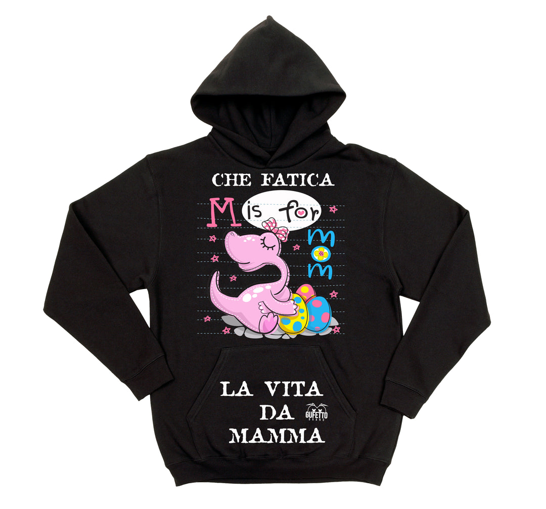Felpa donna MAMMA ( L830 ) - Gufetto Brand 