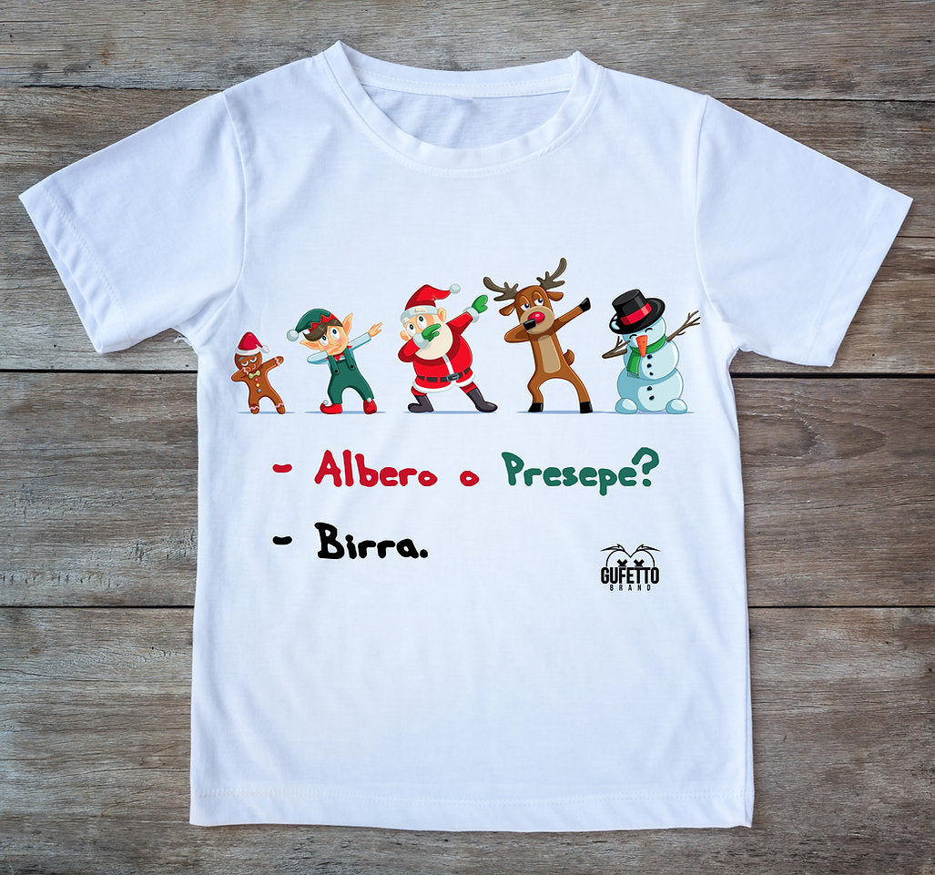 T-shirt Donna PRESEPE ( P990534 ) - Gufetto Brand 