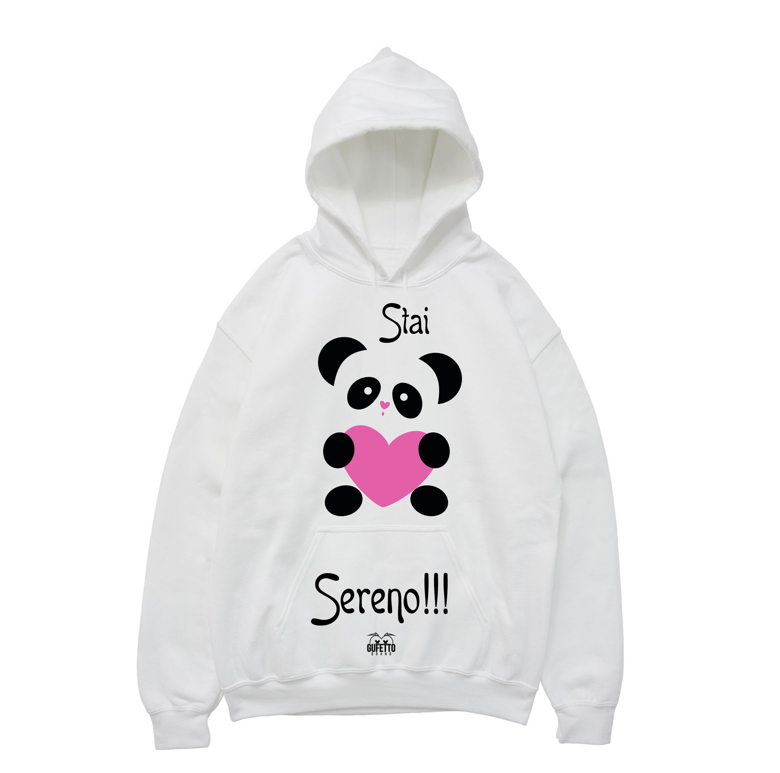 Felpa donna Stai Sereno!!! - Gufetto Brand 
