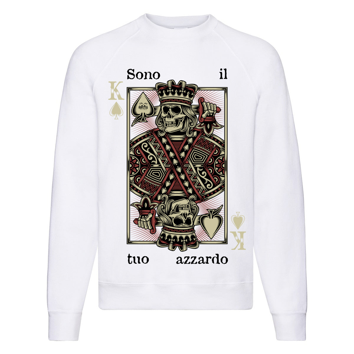 Felpa Classic  Uomo Donna Azzardo ( L163 ) - Gufetto Brand 