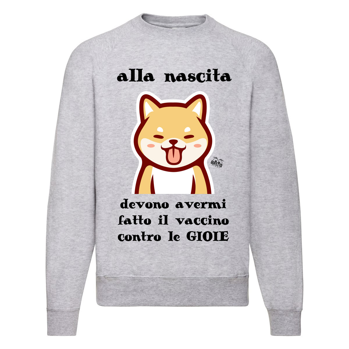 Felpa Classic  Uomo Donna  GIOIE ( Z943 ) - Gufetto Brand 