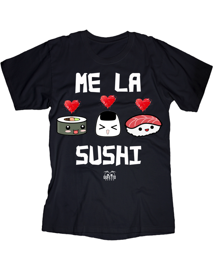 T-shirt Donna Me la SUSHI - Gufetto Brand 