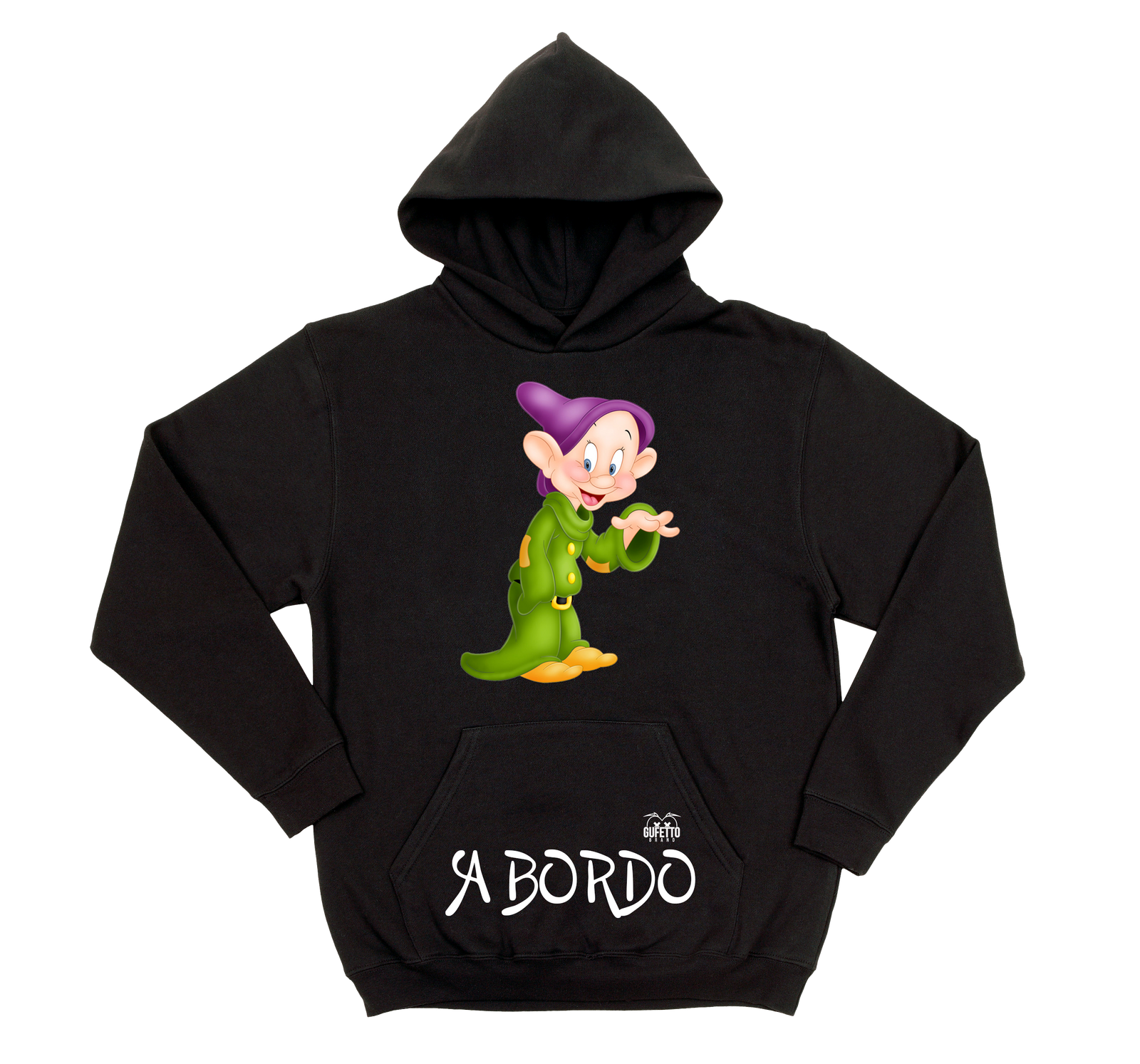Felpa uomo Cucciolo a Bordo - Gufetto Brand 