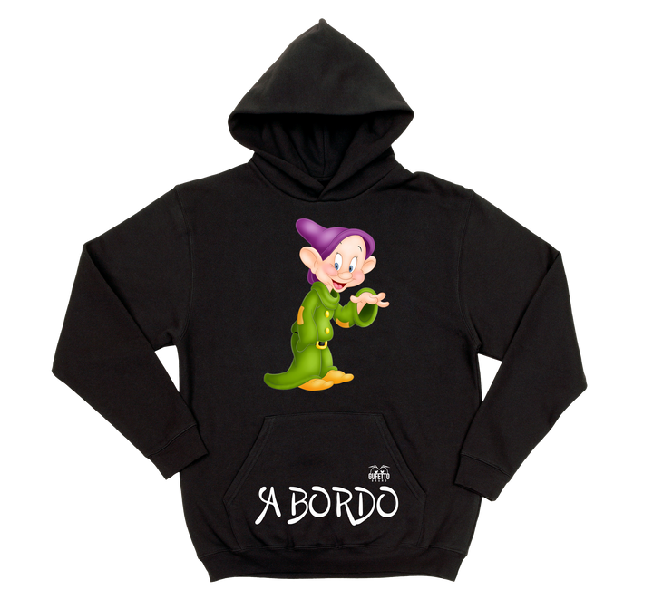 Felpa uomo Cucciolo a Bordo - Gufetto Brand 