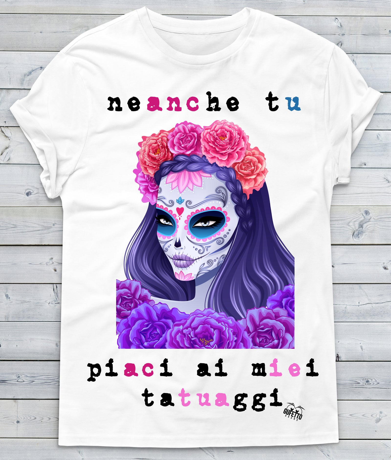 T-shirt Donna  Neanche tu ( J265 ) - Gufetto Brand 