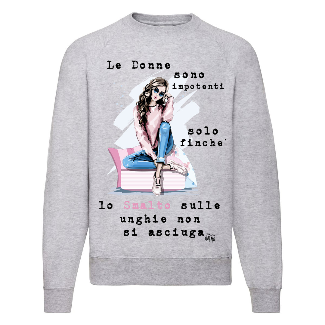 Felpa Classic Donna Smalto  ( E098 ) - Gufetto Brand 