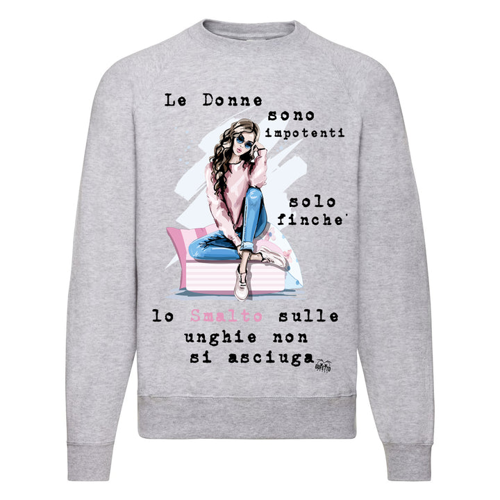 Felpa Classic Donna Smalto  ( E098 ) - Gufetto Brand 