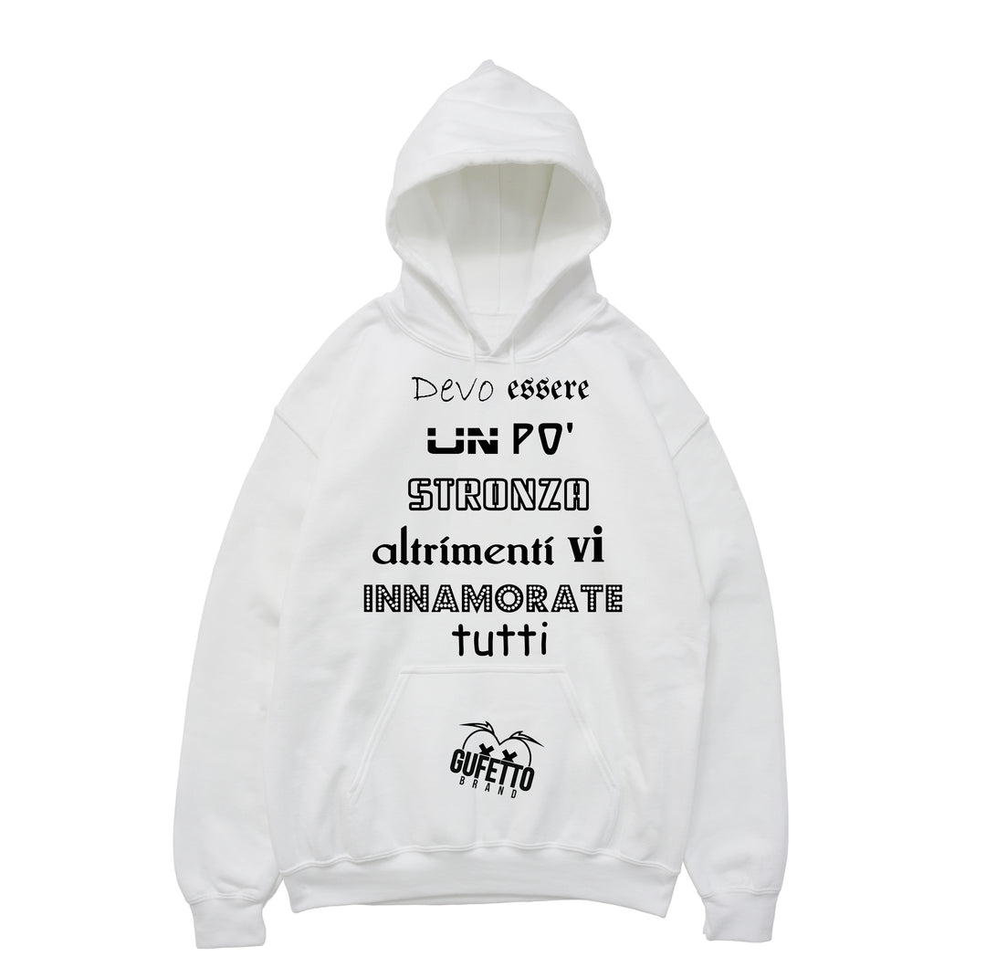 Felpa donna Devo Essere ( A378 ) - Gufetto Brand 