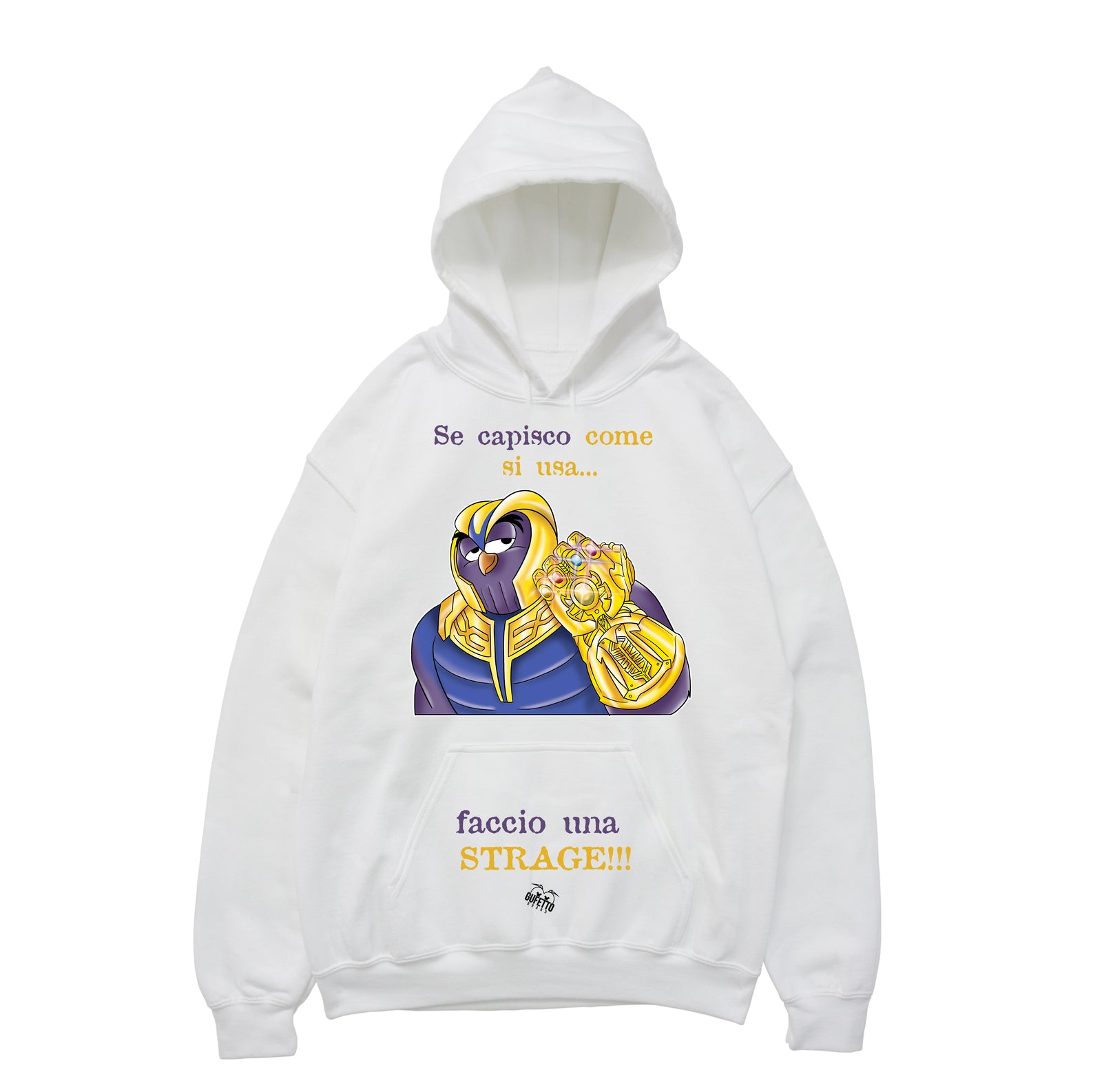 Felpa uomo Guanto - Gufetto Brand 