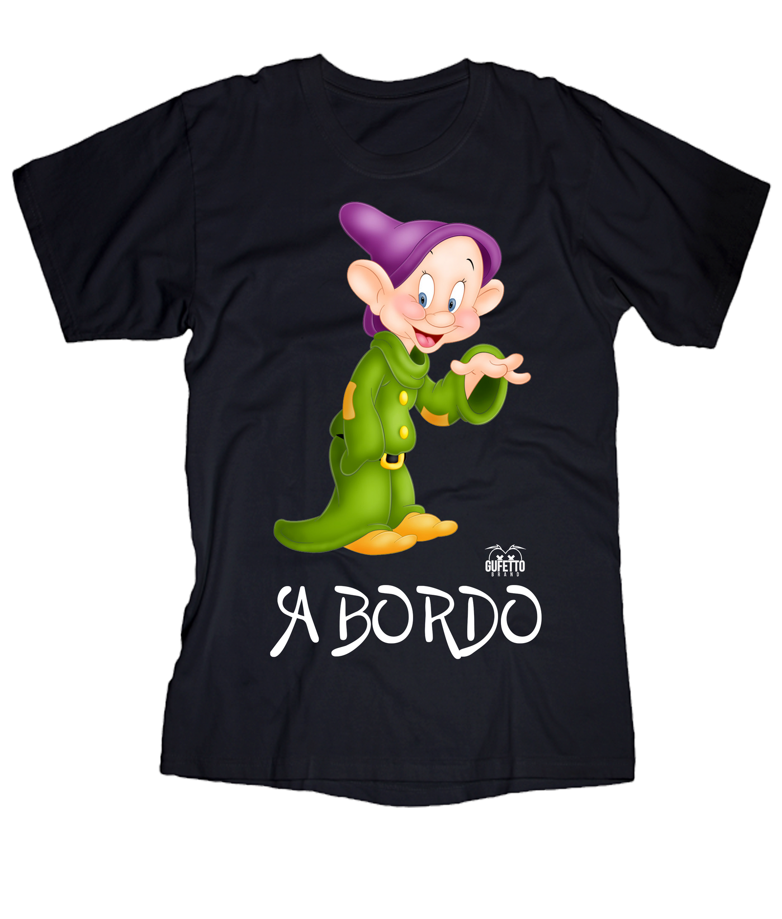 T-shirt Donna Cucciolo a Bordo - Gufetto Brand 
