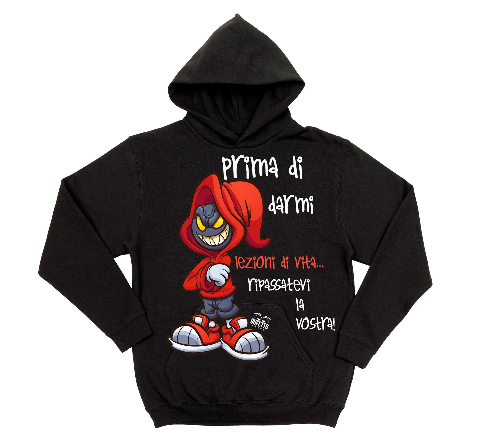 Felpa uomo  LEZIONI ( V043 ) - Gufetto Brand 