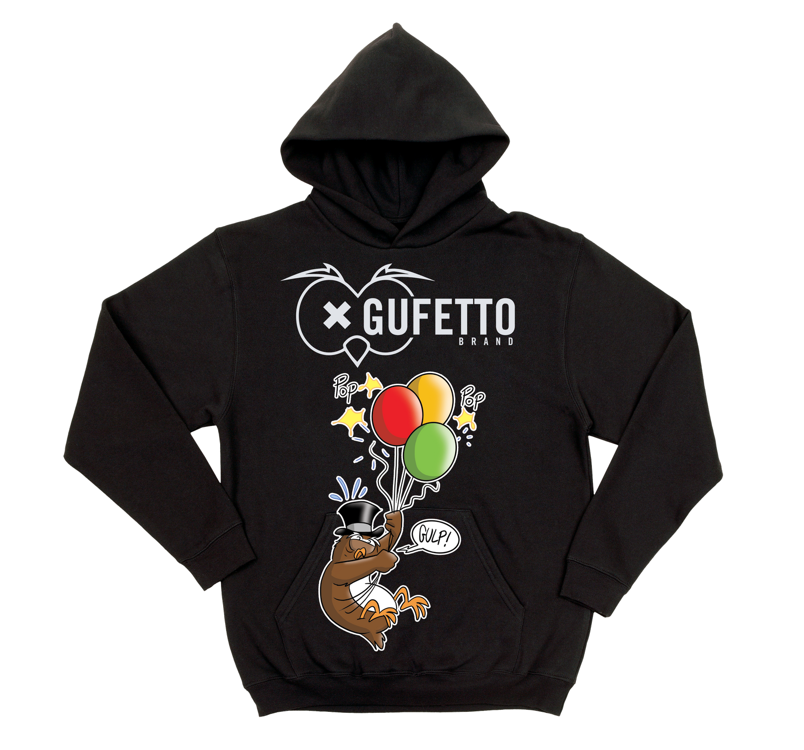 Felpa uomo Gufetto Brand Palloncini - Gufetto Brand 