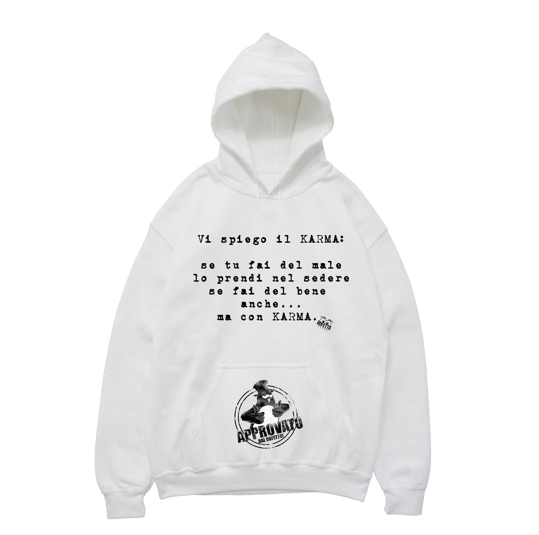 Felpa donna KARMA ( I490 ) - Gufetto Brand 