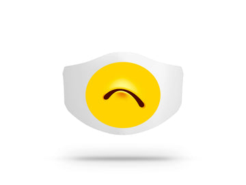 Mascherina in cotone Uomo Donna Emoji 5 ( O8374 )