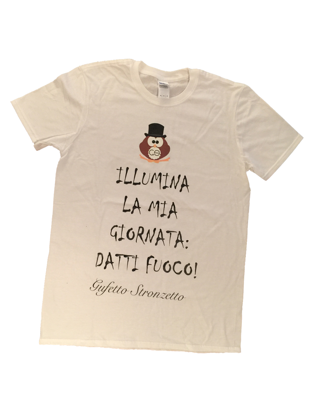 T-shirt Uomo ( Illumina la mia Giornata... ) - Gufetto Brand 
