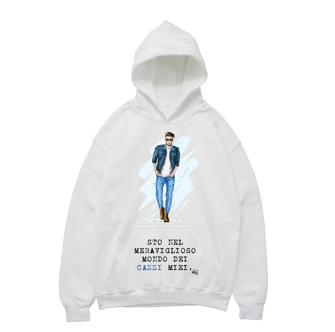 Felpa uomo Cazzi Miei ( P012 ) - Gufetto Brand 