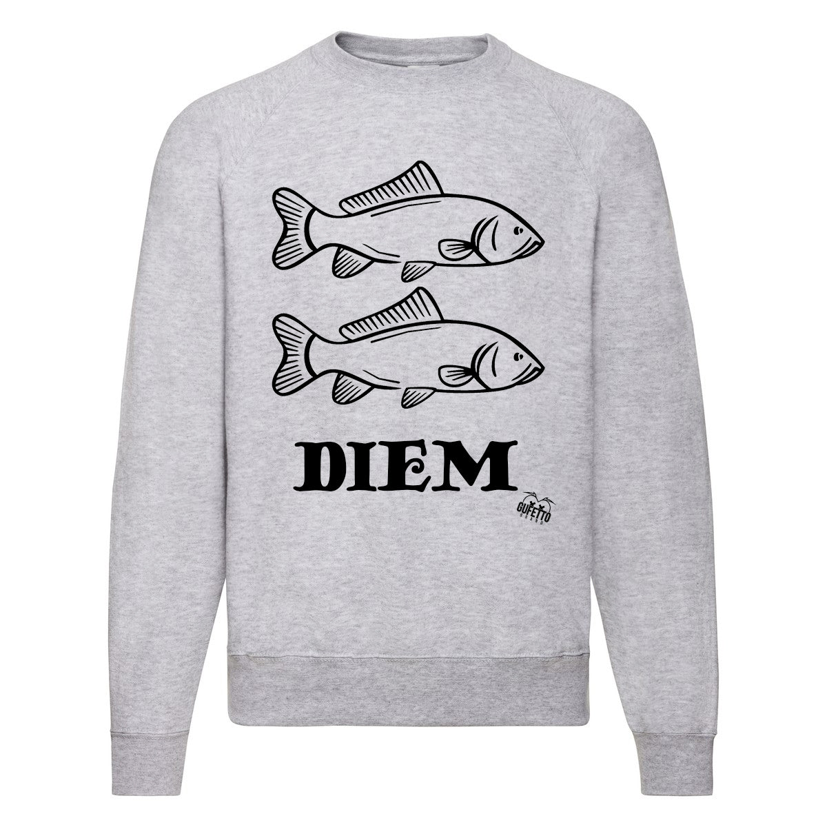 Felpa Classic  Uomo Donna  CARPE ( Q032 ) - Gufetto Brand 