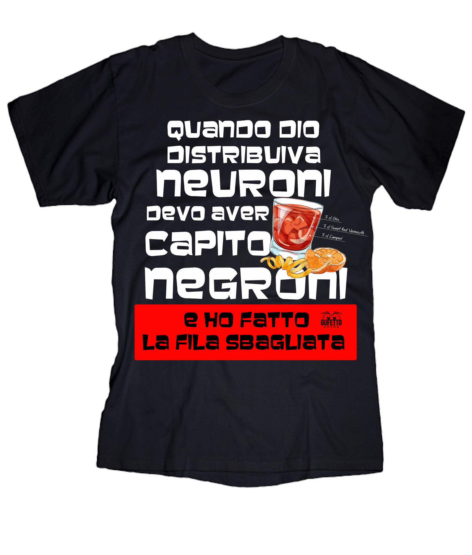 T-shirt Donna Negroni - Gufetto Brand 