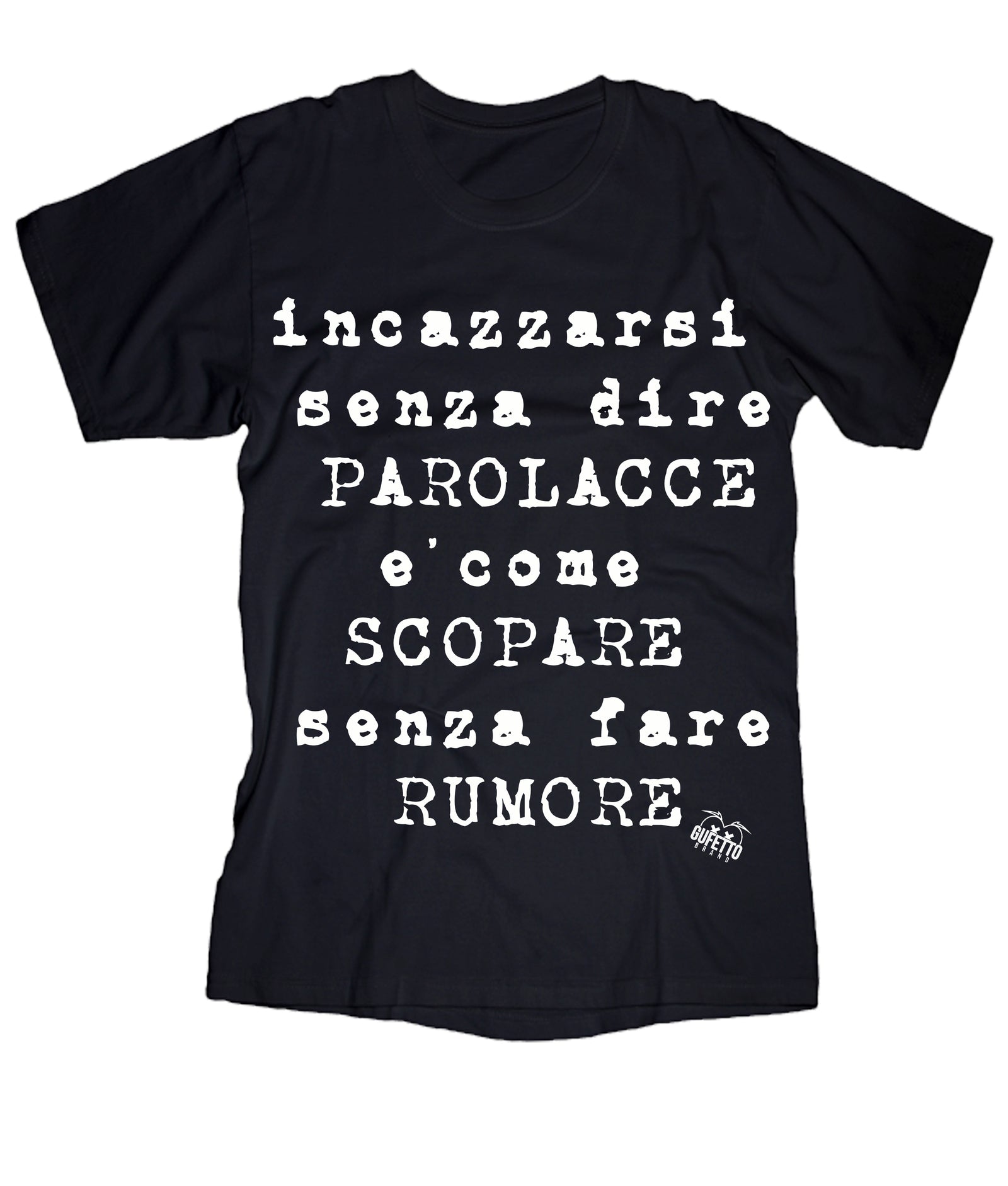 T-shirt Donna Incazzarsi ( A532 ) - Gufetto Brand 