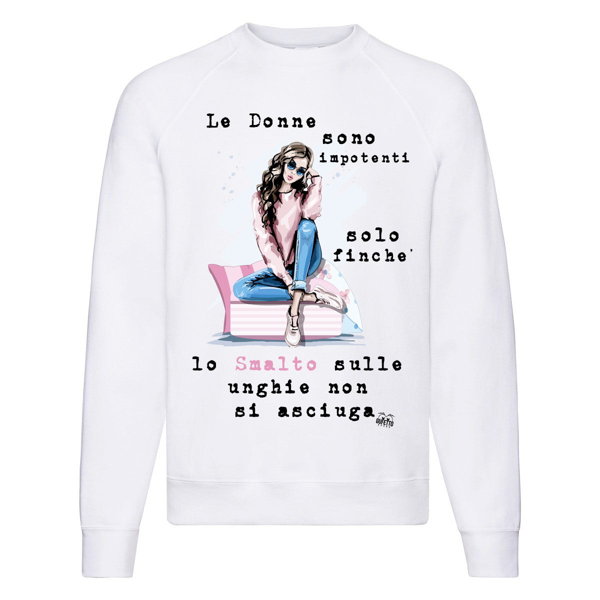 Felpa Classic Donna Smalto  ( E098 ) - Gufetto Brand 