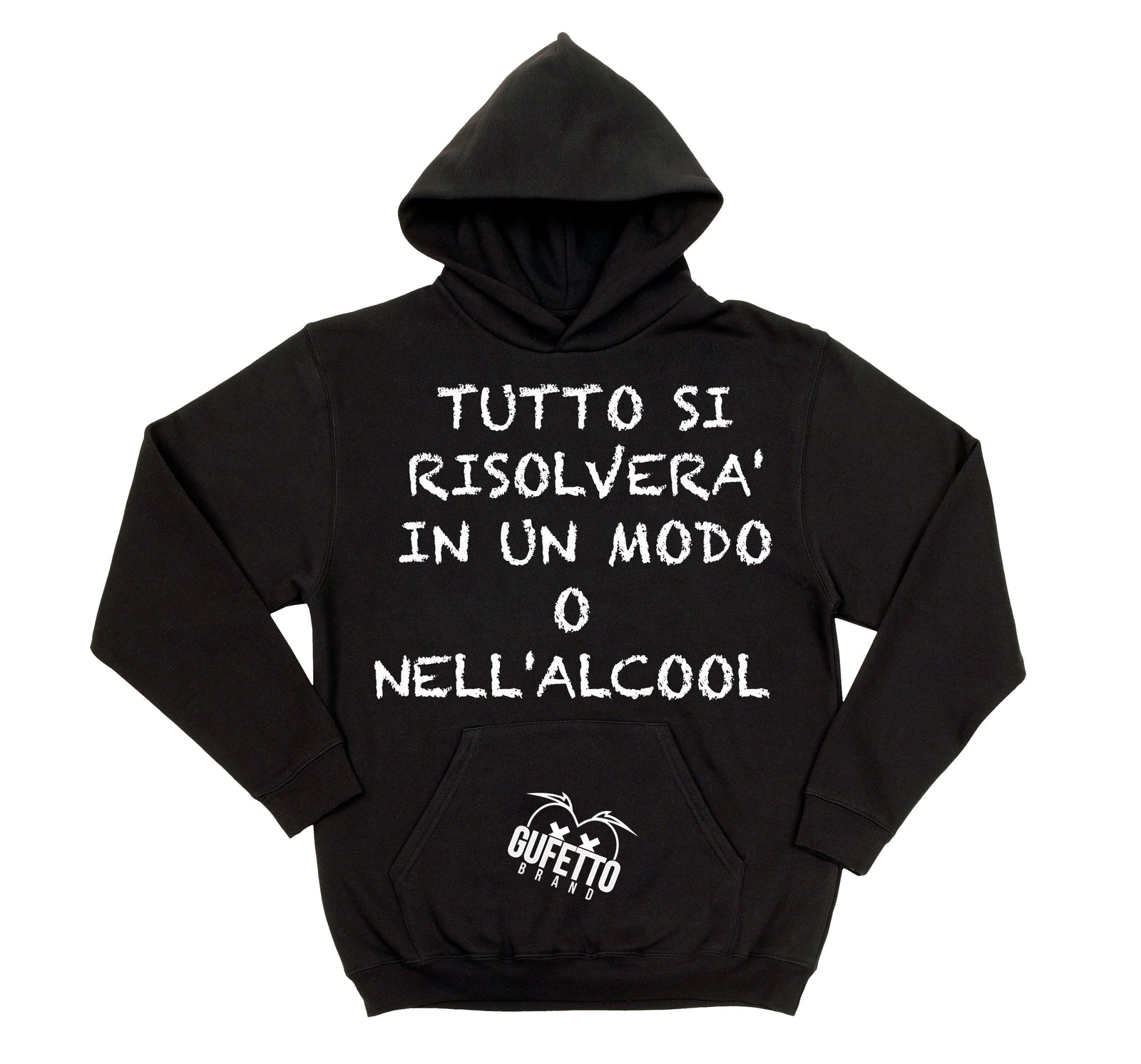 Felpa uomo  TUTTO ( K204 ) - Gufetto Brand 