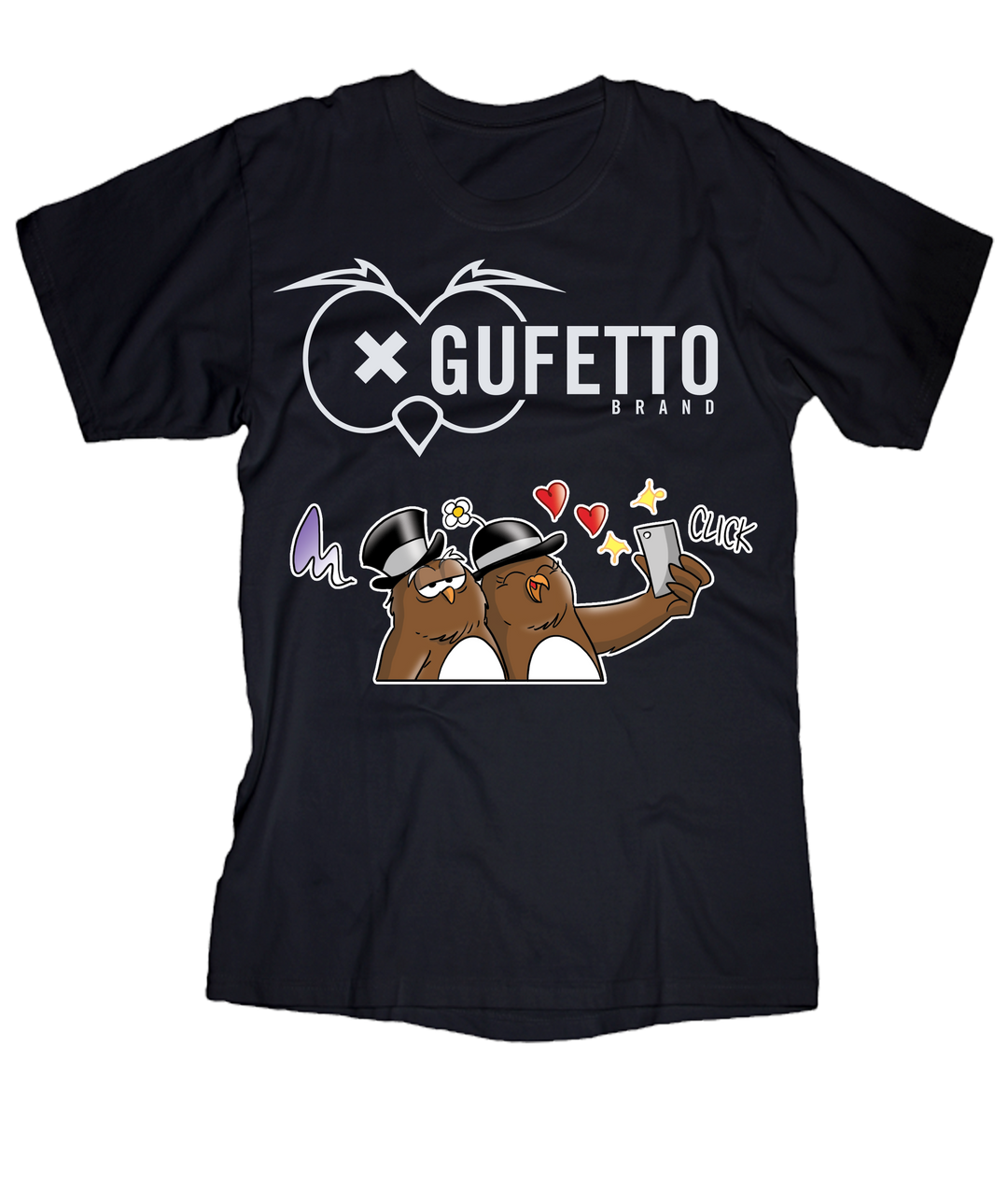 T-shirt Uomo Gufetto Brand Selfie - Gufetto Brand 