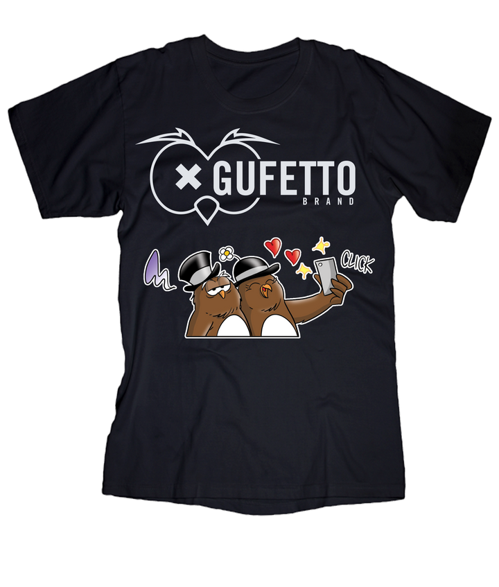 T-shirt Uomo Gufetto Brand Selfie - Gufetto Brand 