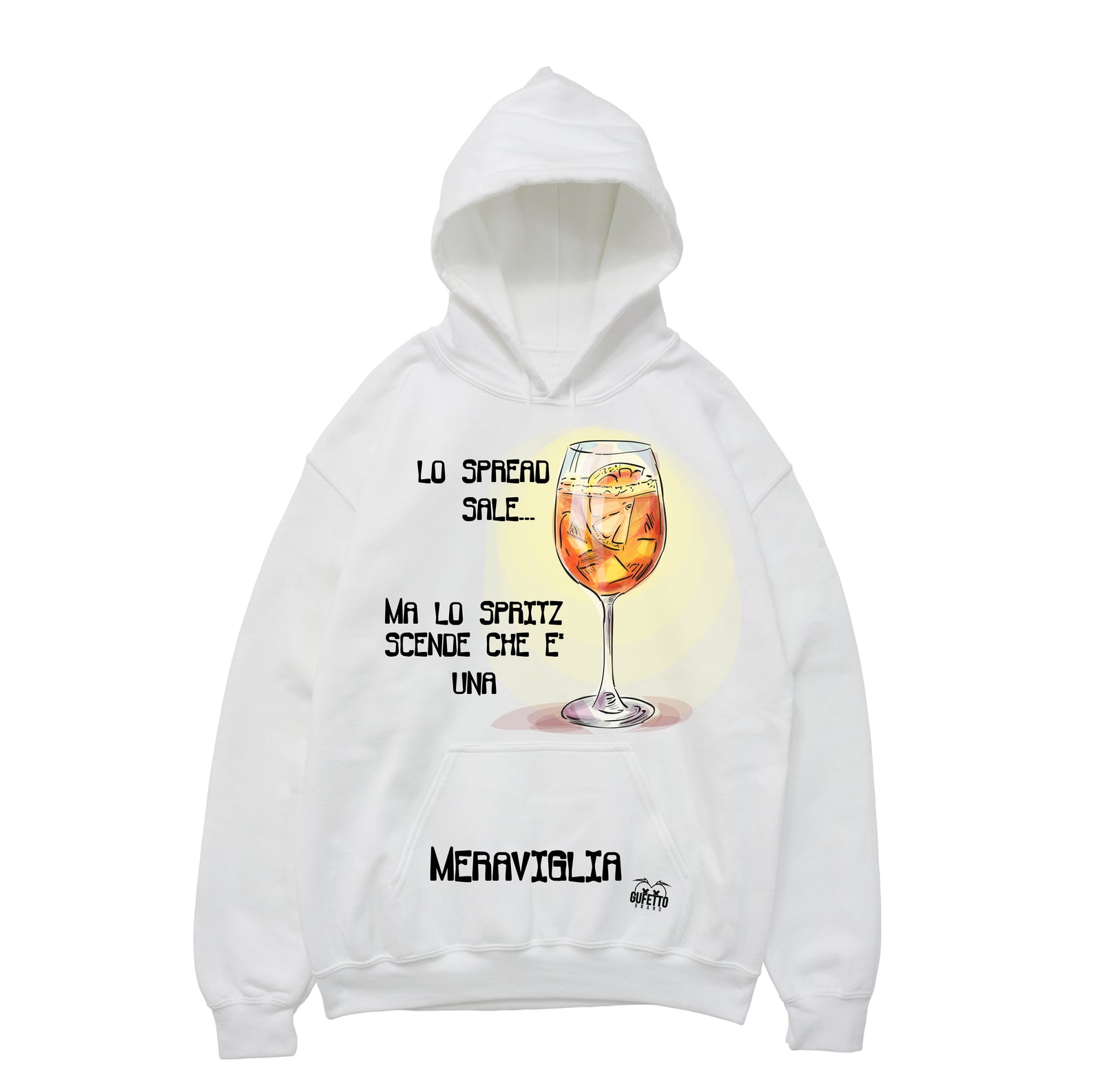 Felpa donna SPREAD ( Y489 ) - Gufetto Brand 