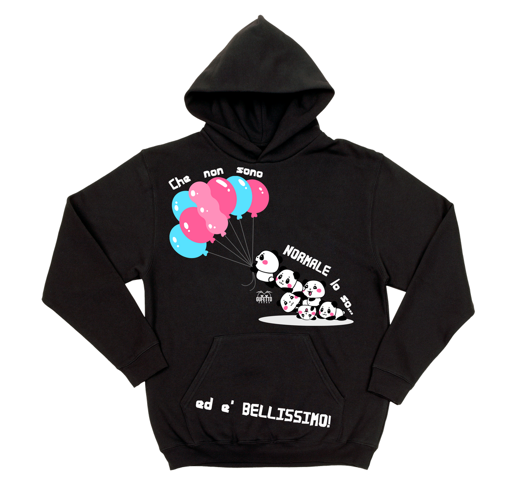 Felpa donna Che non sono...Panda - Gufetto Brand 