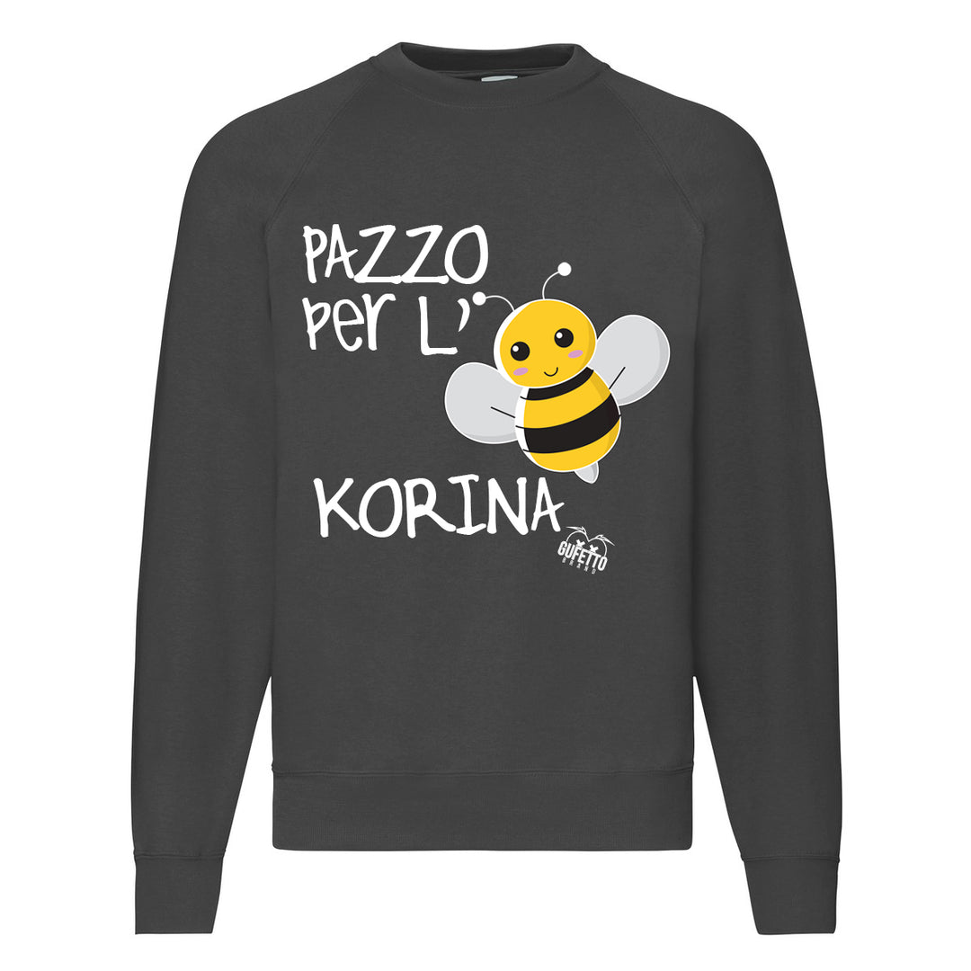 Felpa Classic Uomo PAZZO  ( N402 ) - Gufetto Brand 