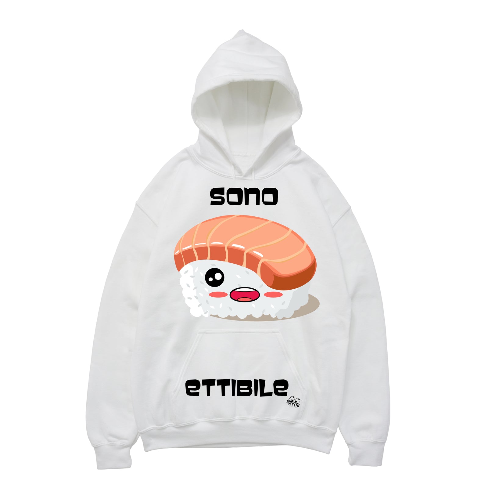 Felpa donna SUSHI ( J832 ) - Gufetto Brand 