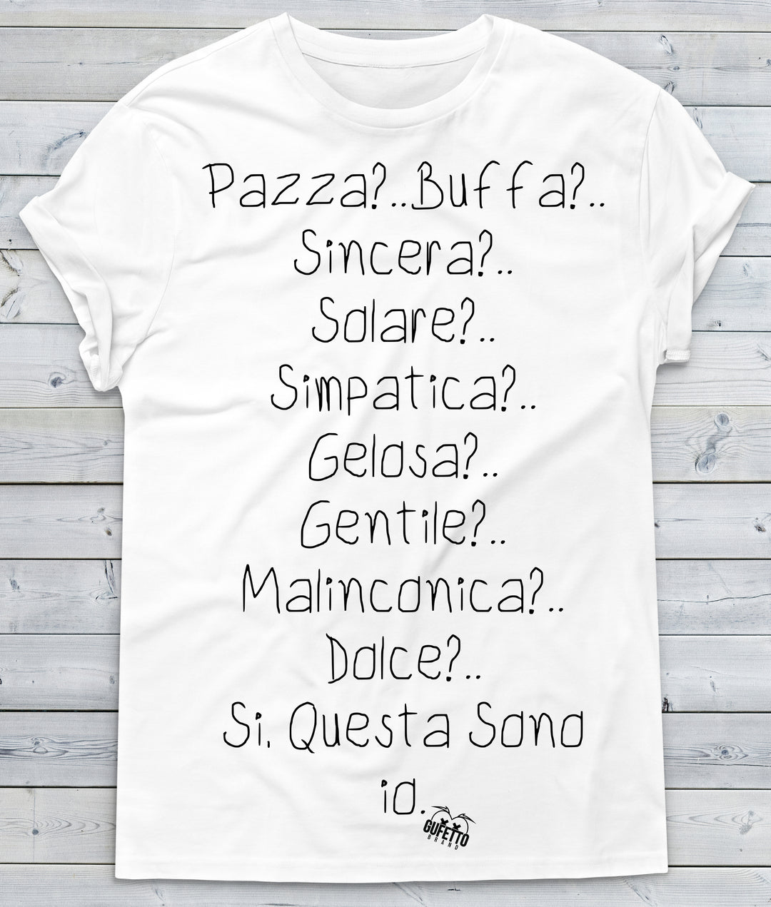 T-shirt DONNA ( X732 ) - Gufetto Brand 