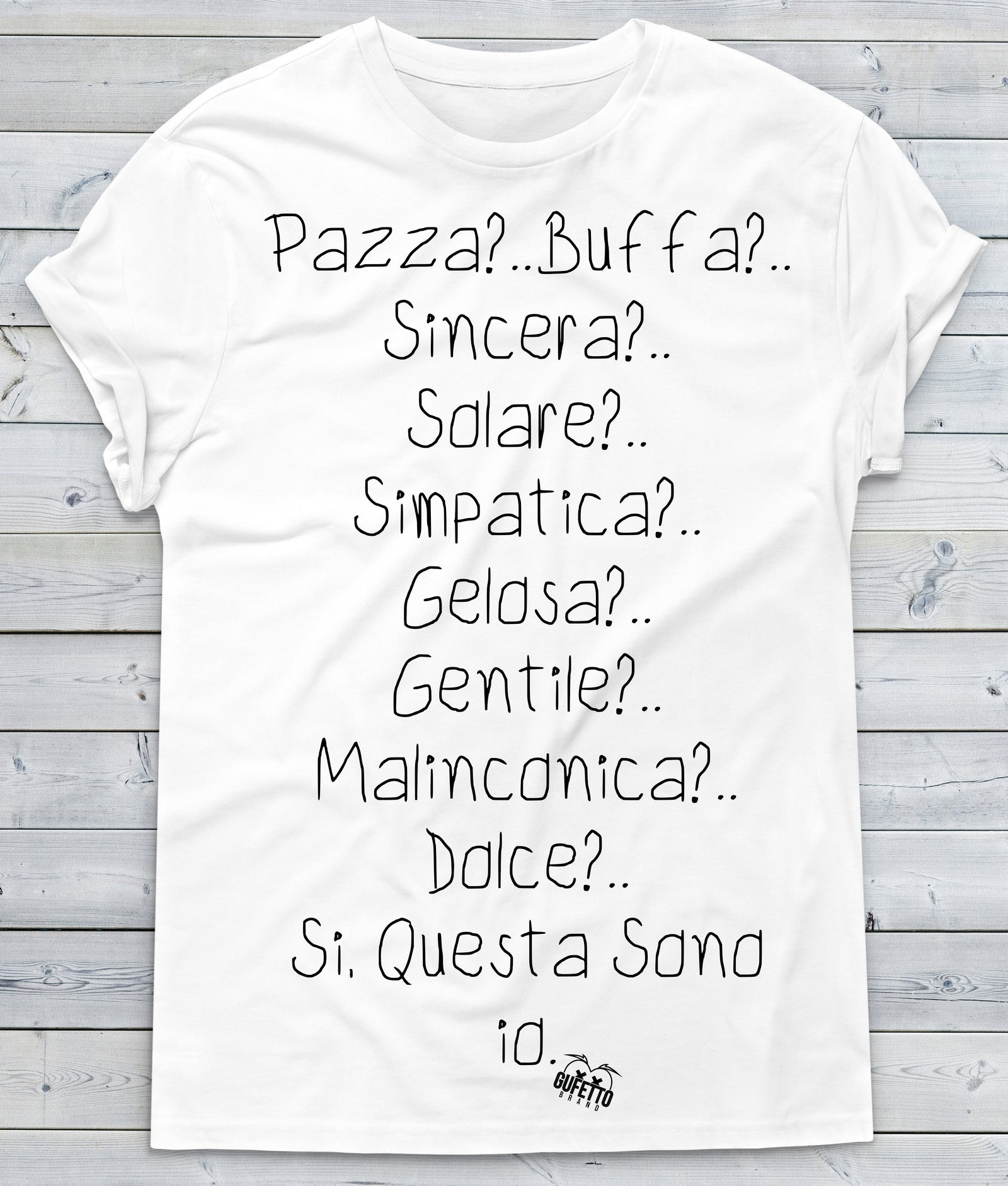 T-shirt DONNA ( X732 ) - Gufetto Brand 