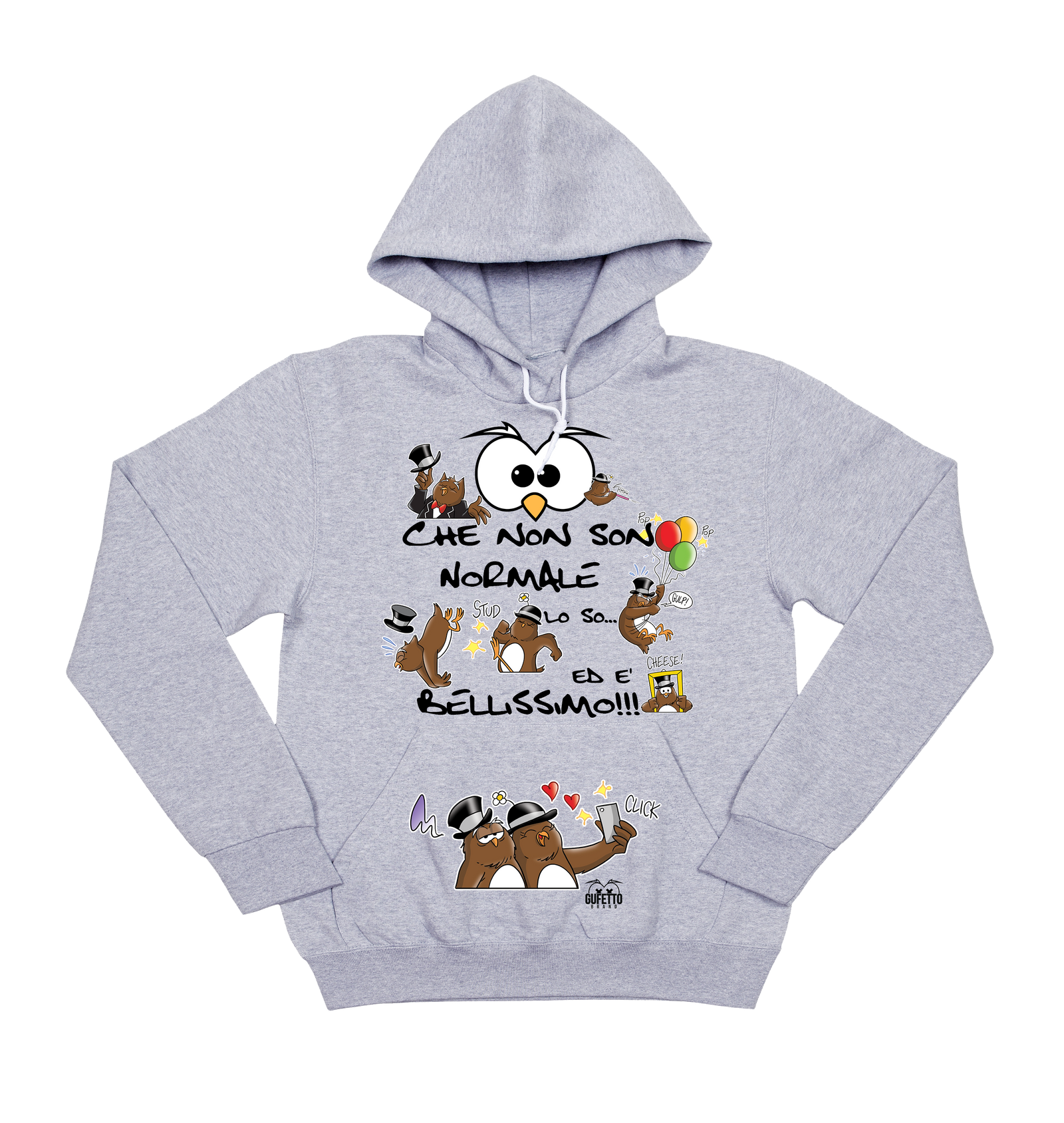 Felpa Uomo LIMITED EDITION GUFETTI NEW - Gufetto Brand 