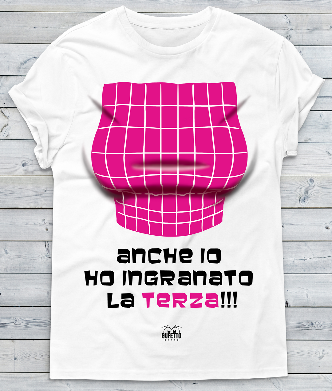 T-shirt Donna Tette Plus New Outlet - Gufetto Brand 