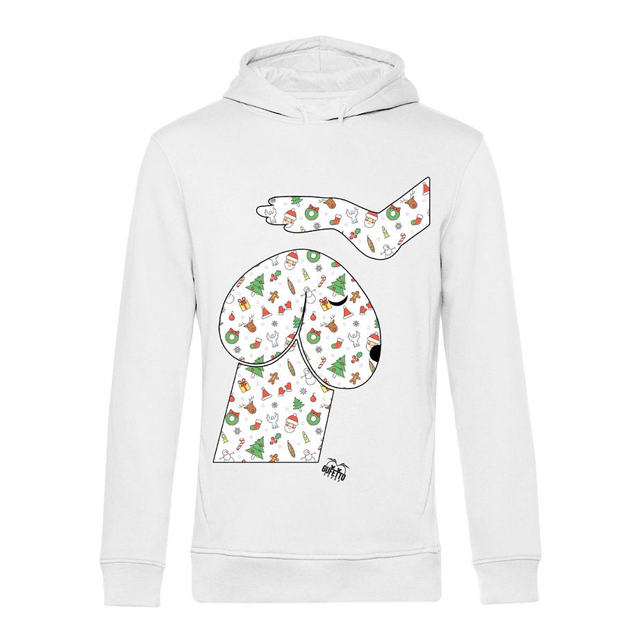 Felpa uomo IL MIO CAXXO DI NATALE ( N49563 ) - Gufetto Brand 