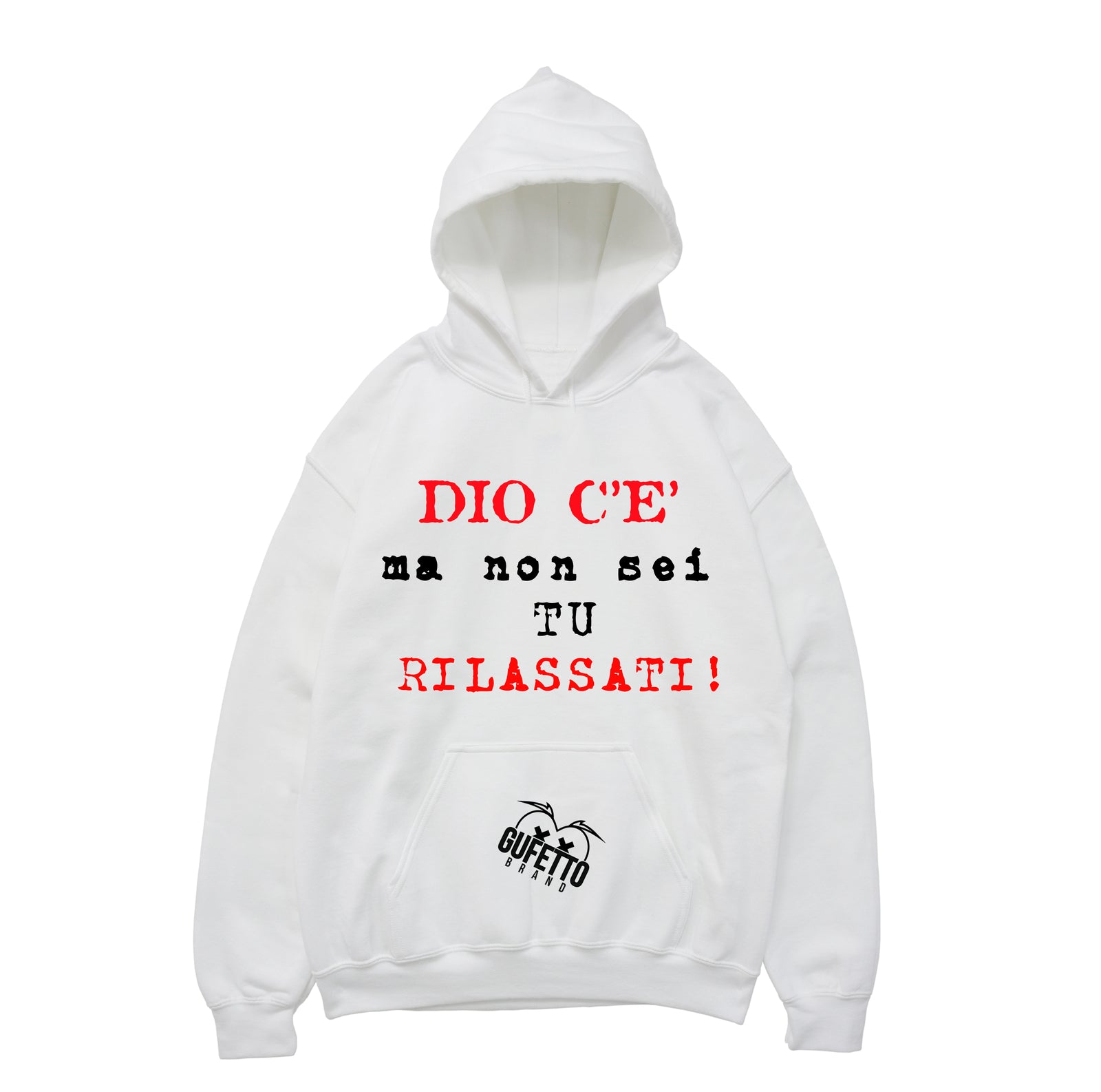 Felpa uomo Dio C'è - Gufetto Brand 