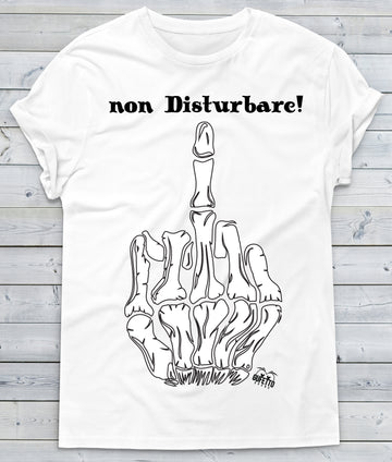 T-shirt Donna  Non Disturbare ( Q957 )