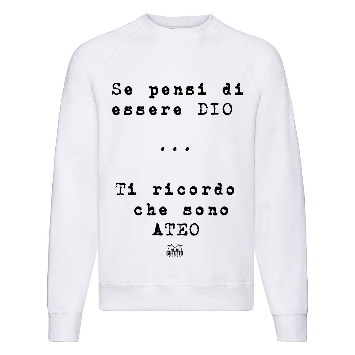 Felpa Classic Uomo ATEO ( L729 ) - Gufetto Brand 
