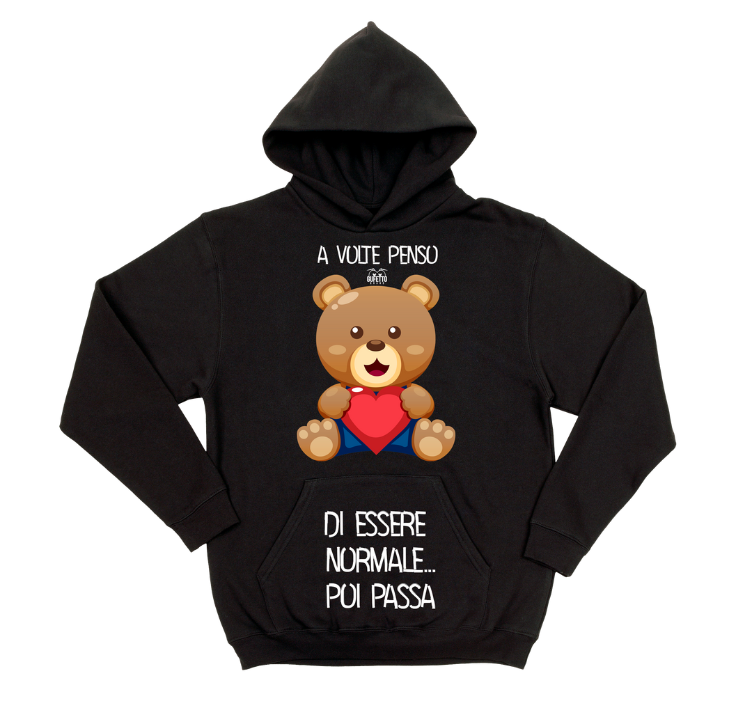 Felpa donna Baby Bear Cuore - Gufetto Brand 