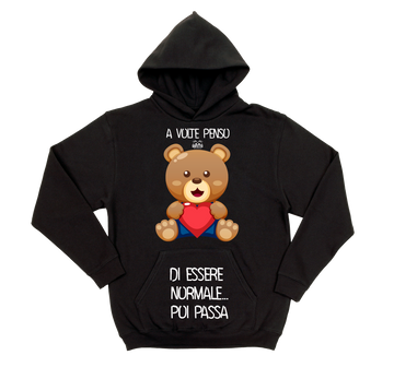 Felpa uomo Baby Bear Cuore