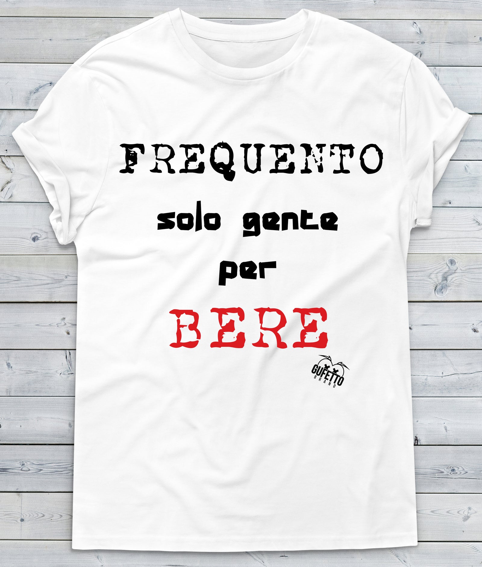 T-shirt Uomo Frequento - Gufetto Brand 
